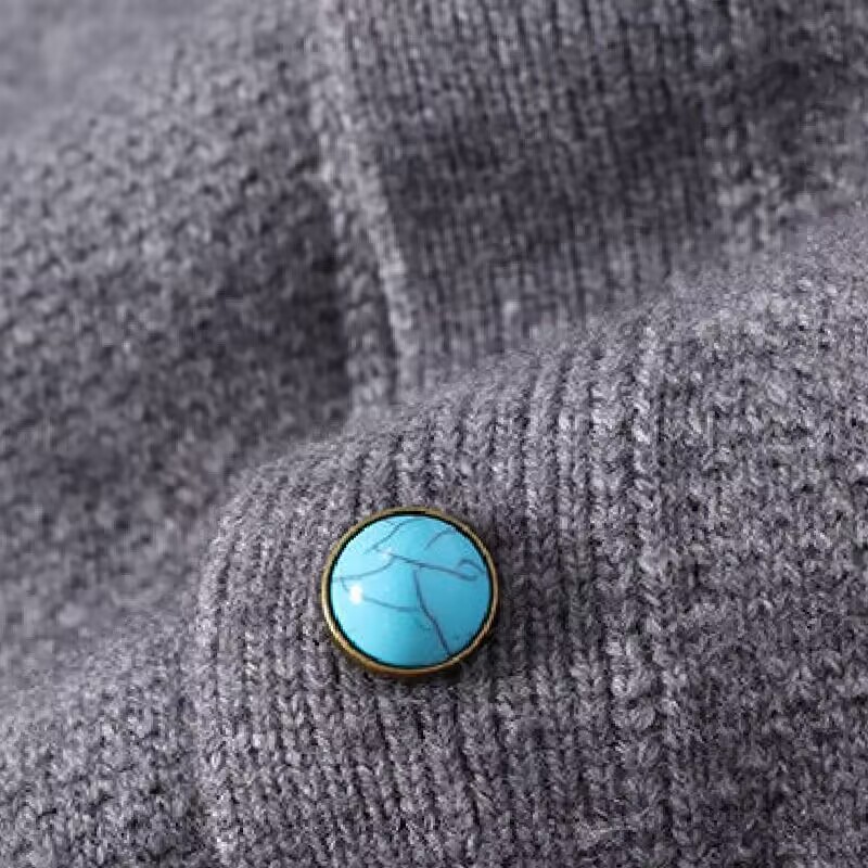 Cardigan en tricot pour hommes, Style court, pull décontracté, coupe régulière, ouvert sur le devant, pour un usage quotidien, automne