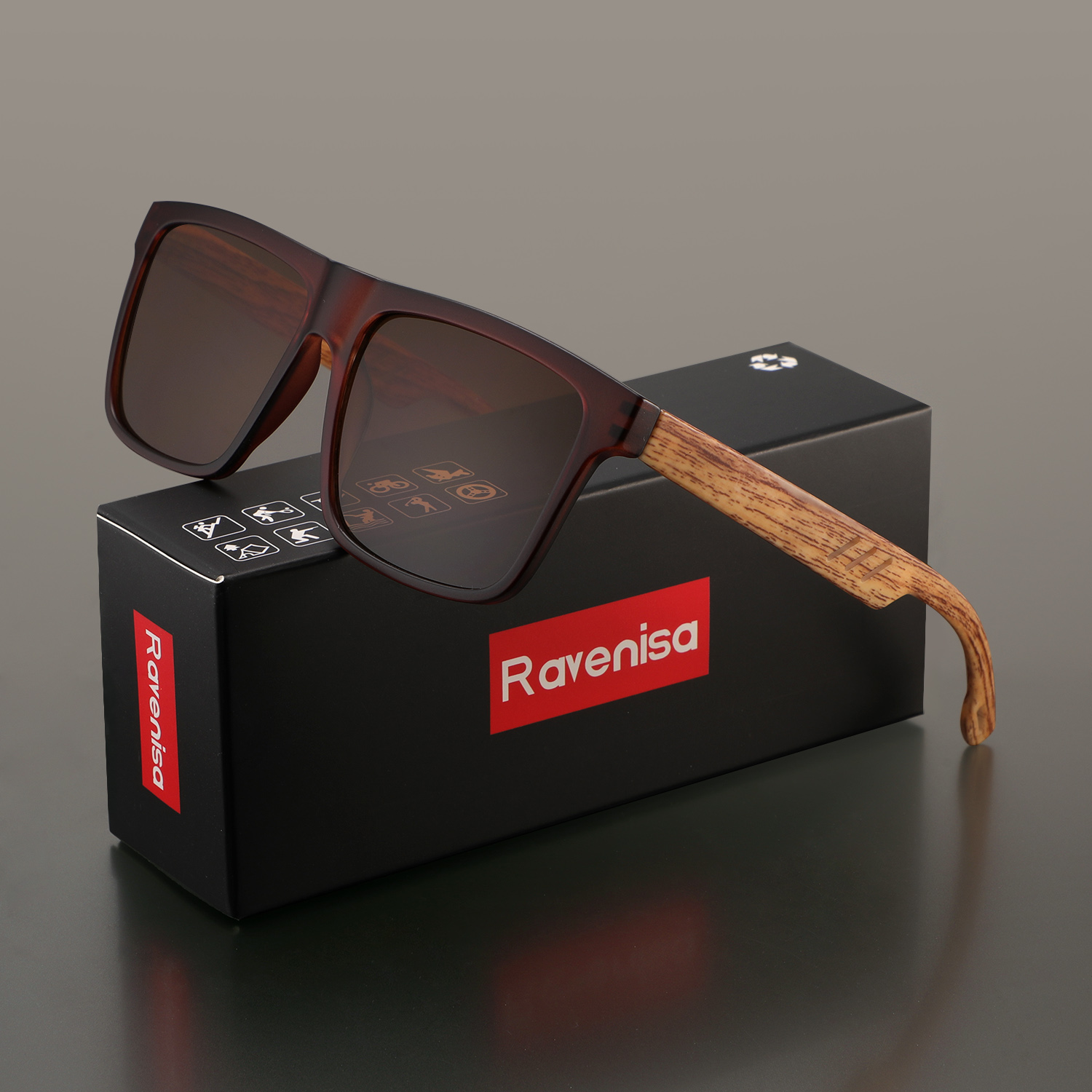 Mode Vintage carré cadre carré lunettes de soleil hommes femmes pêche conduite homme marque de luxe concepteur lunettes de soleil UV400 lunettes