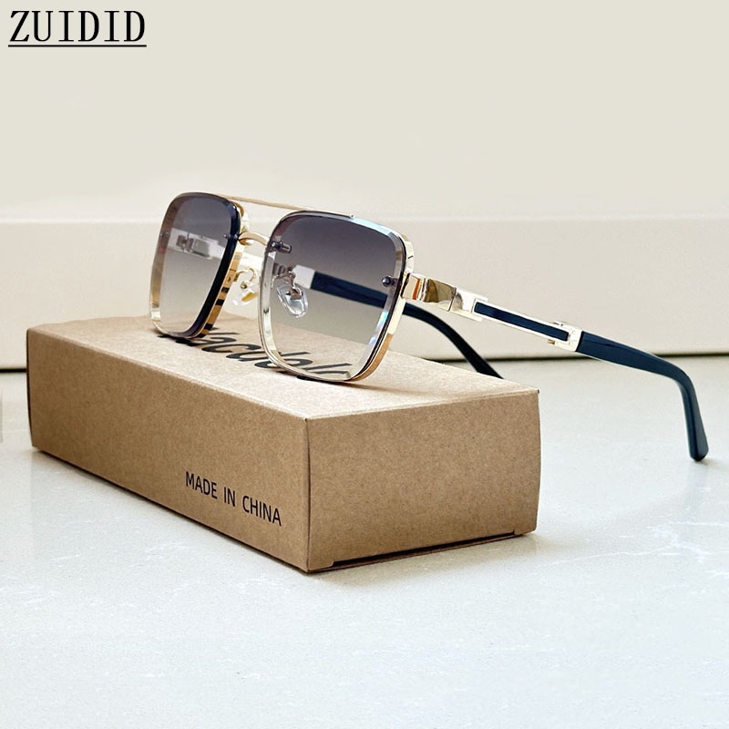 2025 Lunettes De Soleil carrées hommes luxe Vintage Lunettes De Soleil femmes à la mode rétro Lunettes De Soleil Hombre Lunette Soleil Femme