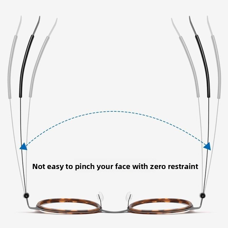 Lunettes de presbytie rétro à monture ronde, tendance, en métal, légères, durables, Anti-lumière bleue, Protection des yeux, unisexe, 0 à + 4.0