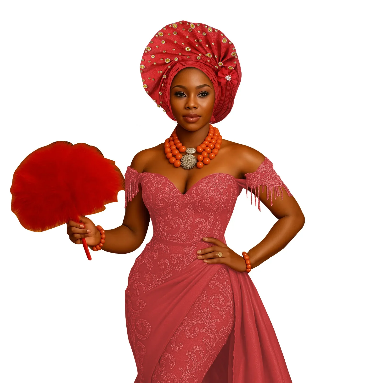 Foulard africain de luxe pour fête de mariage, couvre-chef Auto Gele, casquette Turban déjà faite pour femmes, Bonnet nigérian, Hijab, chapeau enveloppant la tête