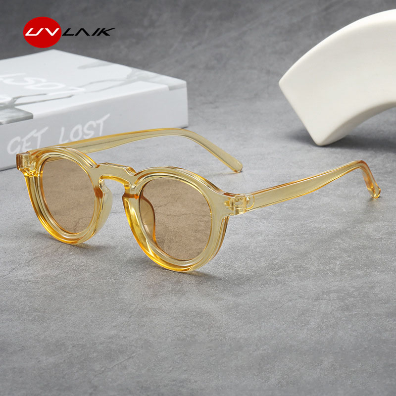 Lunettes de soleil de marque de luxe de mode lunettes de soleil rondes rétro lunettes de soleil de créateur à la mode lunettes de soleil Anti-Uv Premium