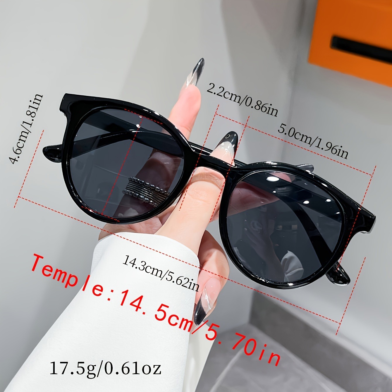 1 paire de lunettes à monture ronde pour femmes et hommes – Style rétro classique, parfait pour les fêtes, les festivals et les événements de la mode de rue