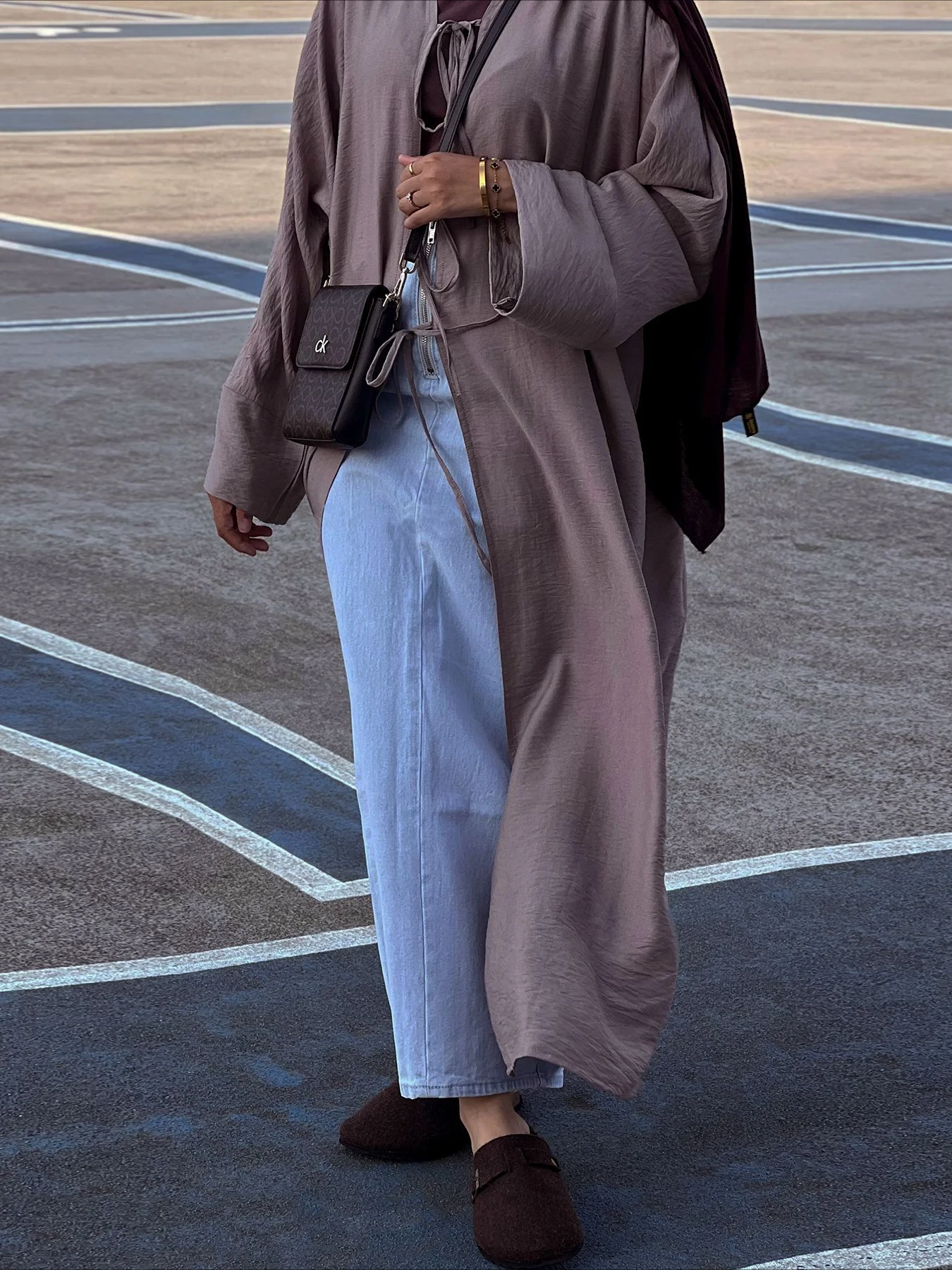 Abaya à lacets pour femmes musulmanes, robe longue arabe modeste, Jalabiya, cardigan à lacets, robe éducative, caftan de Dubaï, Ramadan, Eid, Maroc