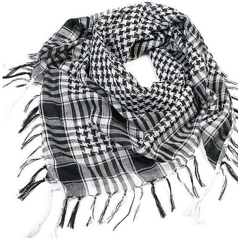 Été femmes tactique arabe écharpe hommes mode léger hijab écharpe printemps armée Plaid foulard garder au chaud 2020 nouvelle offre spéciale