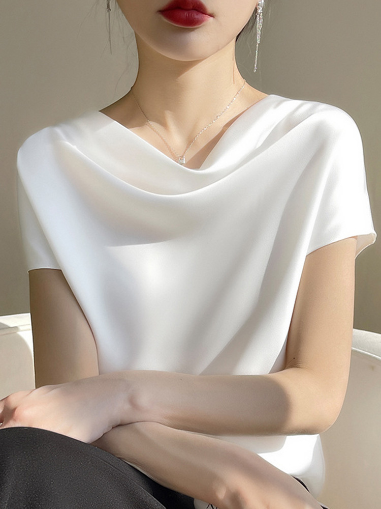 InjWomen's T-Shirts Summer Crew Neck Short Sleeve Tees, Casual Solid Document Astronomical T-Shirt, At Female Y-Pullover Everthe 5XL