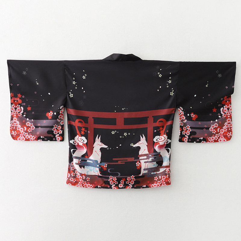 Kimono de samouraï japonais ample d'été, Streetwear, Cardigan Cosplay Haori Harajuku pour femmes et hommes, vêtements traditionnels Yukata