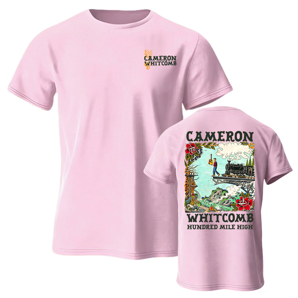 T-shirt Hundred Mile High CAMERON WHITCOMB Design Graphic Merch, t-shirts d'été en coton à manches courtes, vêtements décontractés à la mode pour hommes