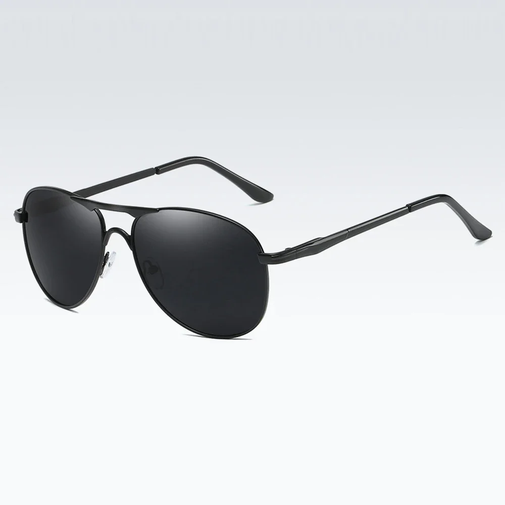 Lunettes de soleil polarisées de luxe pour hommes et femmes, lunettes de soleil rétro pour la conduite et la pêche, créateur de marque, lunettes de soleil en métal pour hommes, UV400