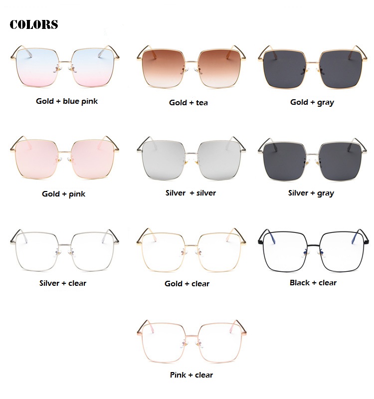 Nouvelles lunettes de soleil pour femmes 2024, lunettes de soleil vintage surdimensionnées pour hommes, lunettes de soleil unisexes tendance pour femmes, monture en métal, Gafas De Sol UV400