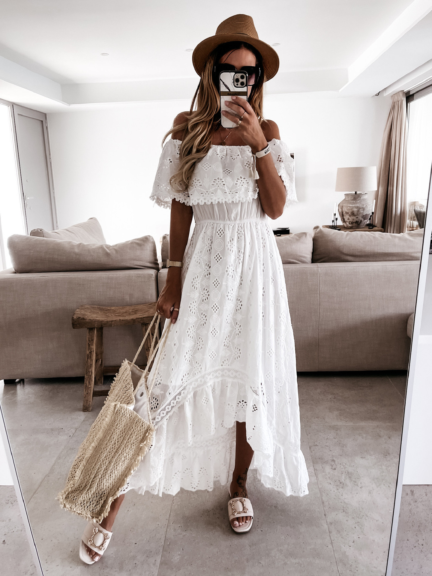 Robe d'été blanche pour femmes, tendance, décontractée, vêtements de plage, Cover-up, tenues, style Boho, Hippie, Chic, longues, Maxi, élégante, fête, nouvelle collection 2025