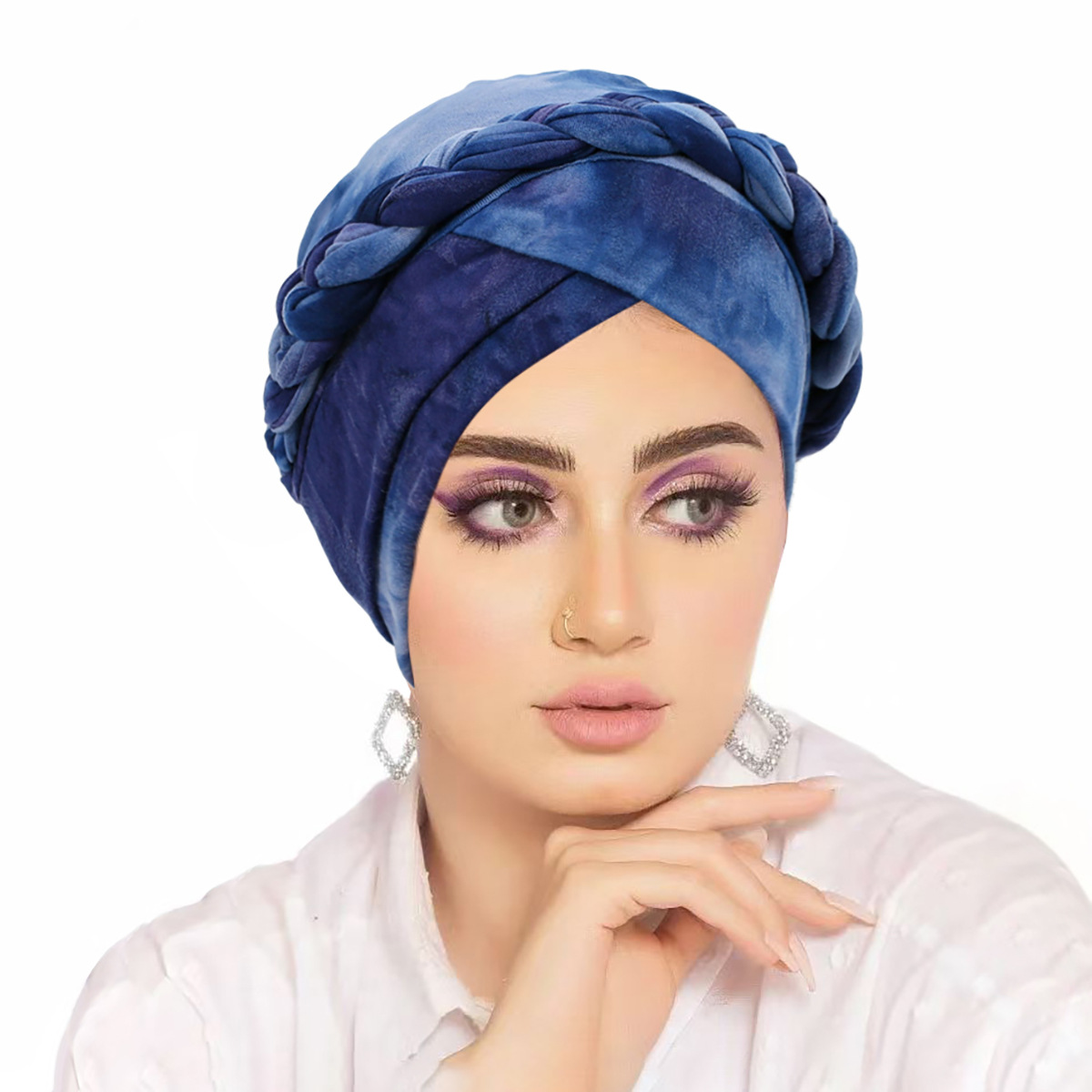 Nouveau Foulard 2026 pour Femmes Musulmanes – Turban Imprimé Tressé, Bonnets Hijab, Sous-Hijabs, Turbans Arabes pour Femme Musulmane