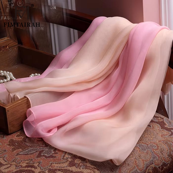 Fimchlorine-Foulard de la présidence solide pour femme, écharpe de couverture de plage, injFoulard, Real Injplanchers f, Hangzhou, ah 100%, 100%, 2024
