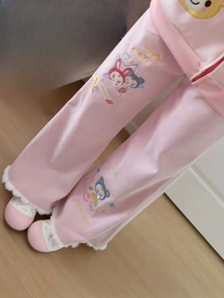 Sweat-shirt brodé de dessin animé japonais pour femmes, Y2k, esthétique, décontracté, Grunge, fermeture éclair ​ Sweat-shirt 2025 Harajuku automne Kawaii sweat à capuche mignon