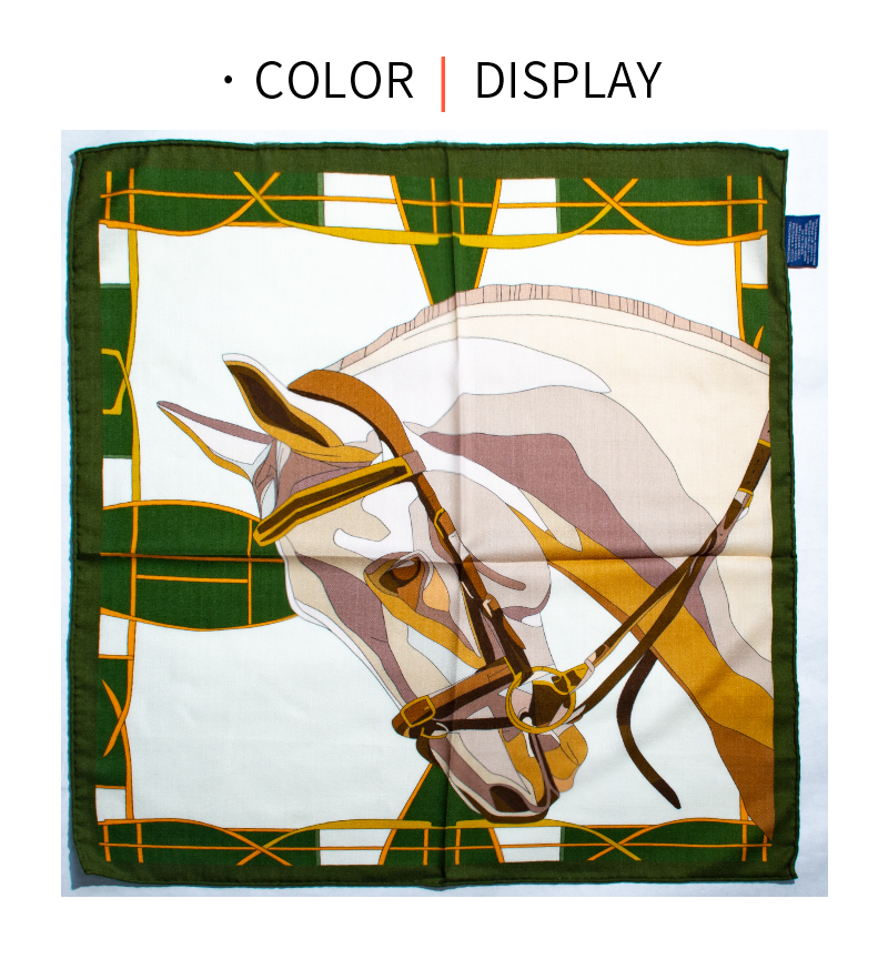 Écharpe carrée de luxe pour femme, motif équestre, 30% soie, 70% laine, 65x65cm, douce, chaude et tendance