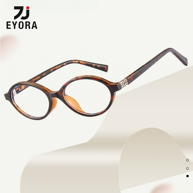 EYORA Vintage ovale lunettes de lecture femmes Anti rayon bleu lunettes myopes photochromique progressif Prescription lunettes optiques