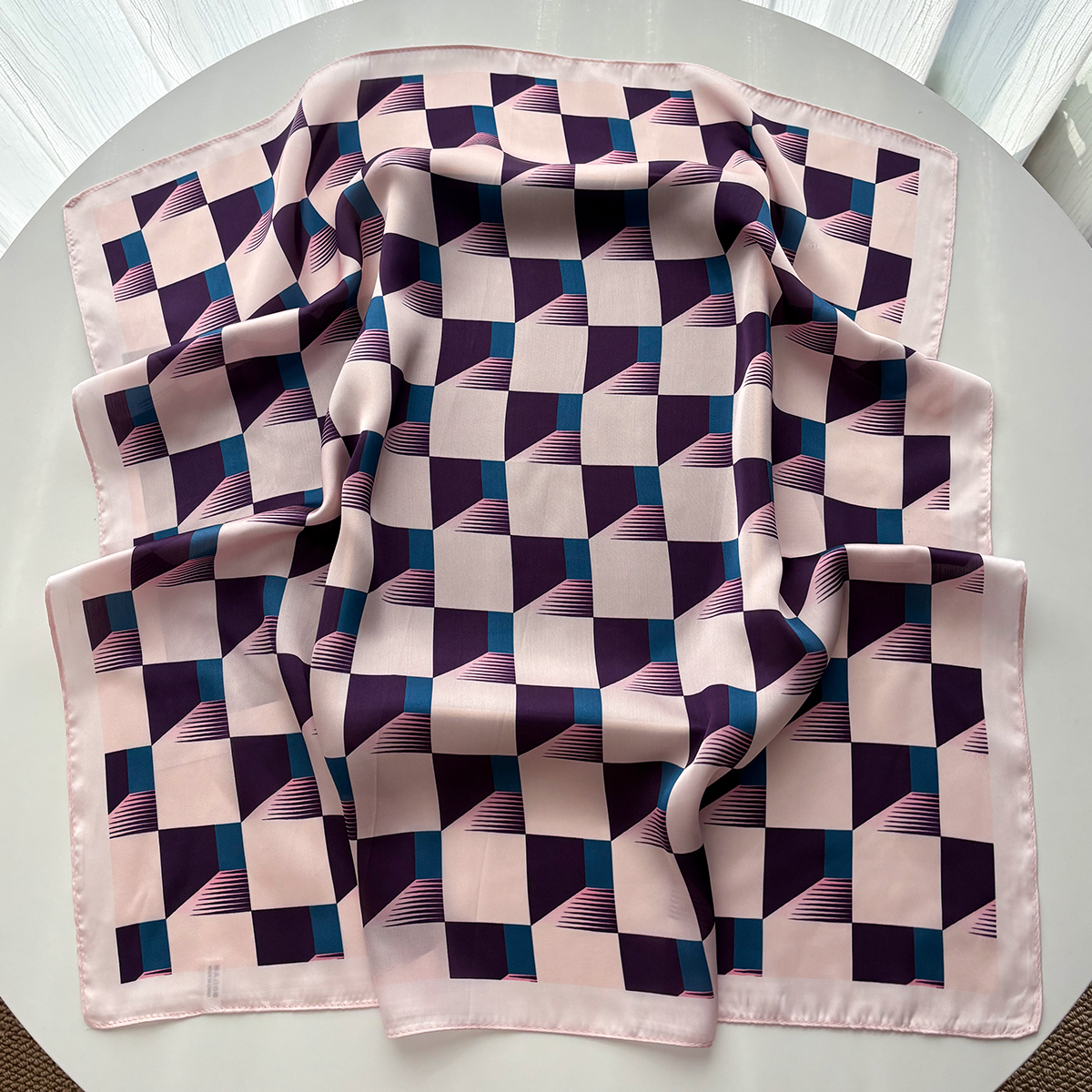 Nouveau Foulard Imprimé en Soie Imitation pour Femme, Carré, Bandana, Bandeau, Écharpe de Cou, Bandeaux pour Cheveux 2026