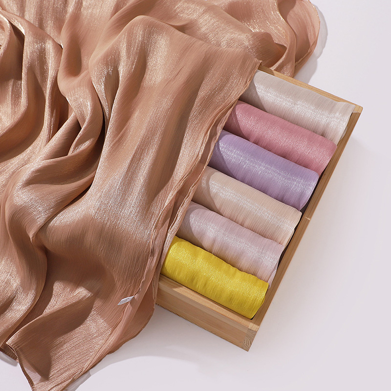 Hijabs en mousseline de soie de qualité supérieure pour femmes, voile turban doux et long, écharpes musulmanes, châles Hijab, couvre-chef Islam, accessoires Ramadan