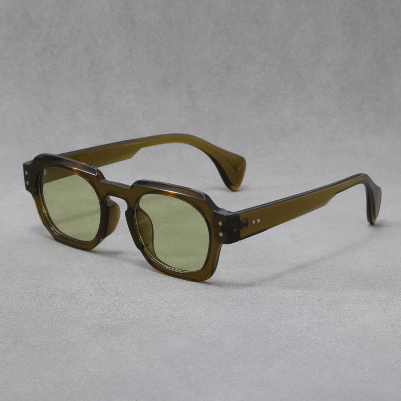 Nouvelles Lunettes de Soleil Carrées Vintage Homme Femme Marque Designer Irrégulières Mode Rétro Extérieur Protection UV400