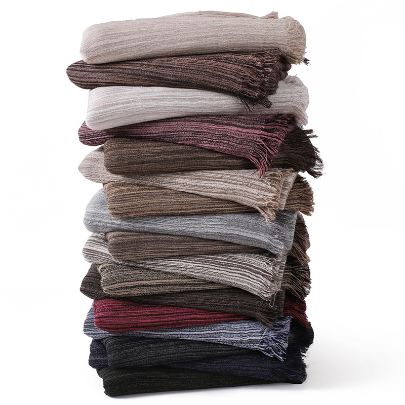 Nouveauté femmes musulman écharpe châles solide Foulard enveloppes grande taille plaine froissé rayonne Hijab islamique Turban bandeaux Foulard