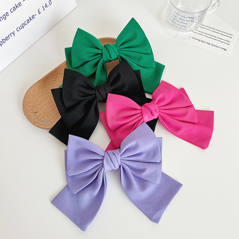Barrettes en Satin avec Nministériels d de Perles pour Femme et Fille, Chouchou pour Cheveux, Ruban de Printemps, Bande de Sauna, Queue de Cheval, Vêtements de Sauna, Accessoires Capillaires, Nouvelle Mode