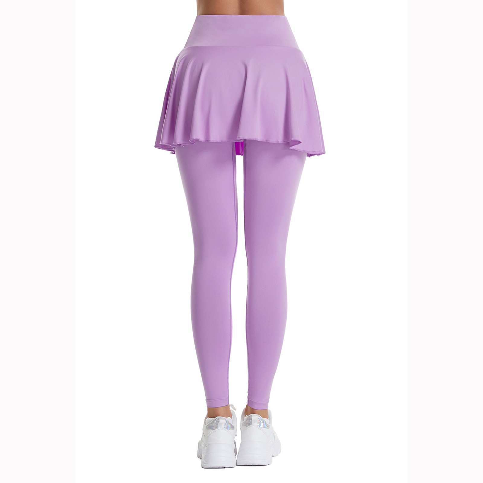 Pantalon de yoga taille haute pour femme, pantalon de fitness, pantalon d'entraînement en plein air, jupe de sport, mode classique, solide, document