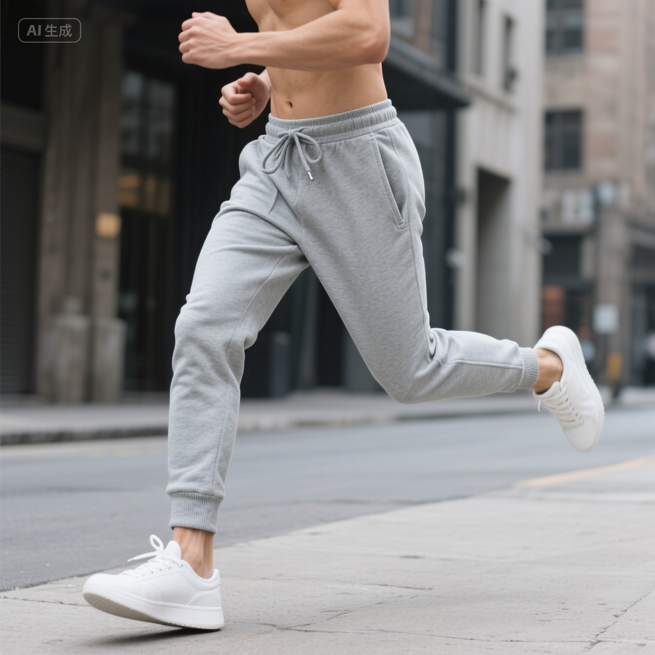Pantalons décontractés pour hommes, pantalons de survêtement fins de sport de printemps et d'automne, pantalons de sport de couleur unie à la mode pour course et jogging pour hommes
