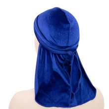 Turbans de mode pour hommes velours longue queue tressée chapeau de Pirate sport décontracté en plein air Turban personnalisé