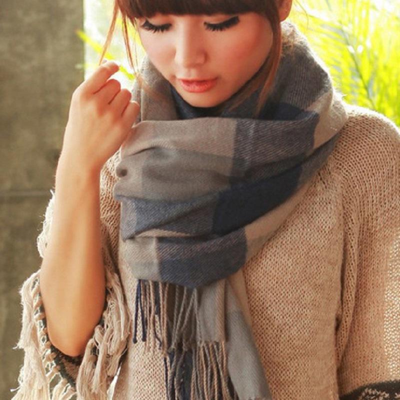 Écharpe en Imitation cachemire pour femme, châle épais et chaud, à la mode, automne et hiver
