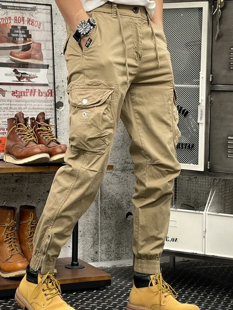 Pantalon cargo de luxe pour hommes, FjMan coréen, haute qualité, trekking d'hiver, vêtements de luxe, grande taille, Y2K, nouveau