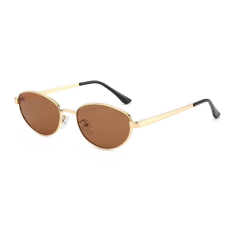 Lunettes de soleil simples en métal, toutes occasions, à la mode, pour myopie, avec correction personnalisée de -0 à -6.0