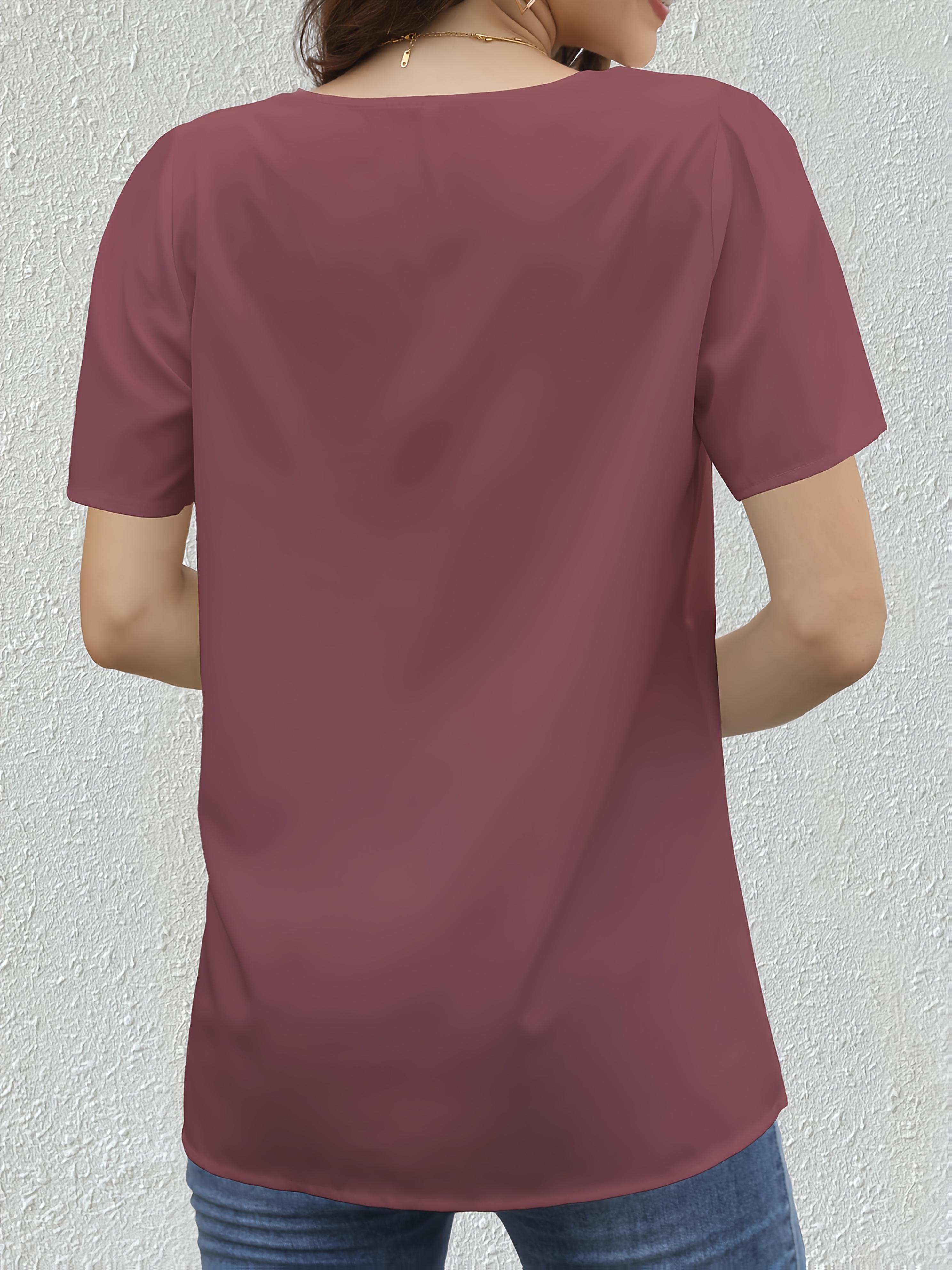 Tempérament ample femme chemise mode blouse décontractée élégant à manches courtes femme chemise vacances week-end haut