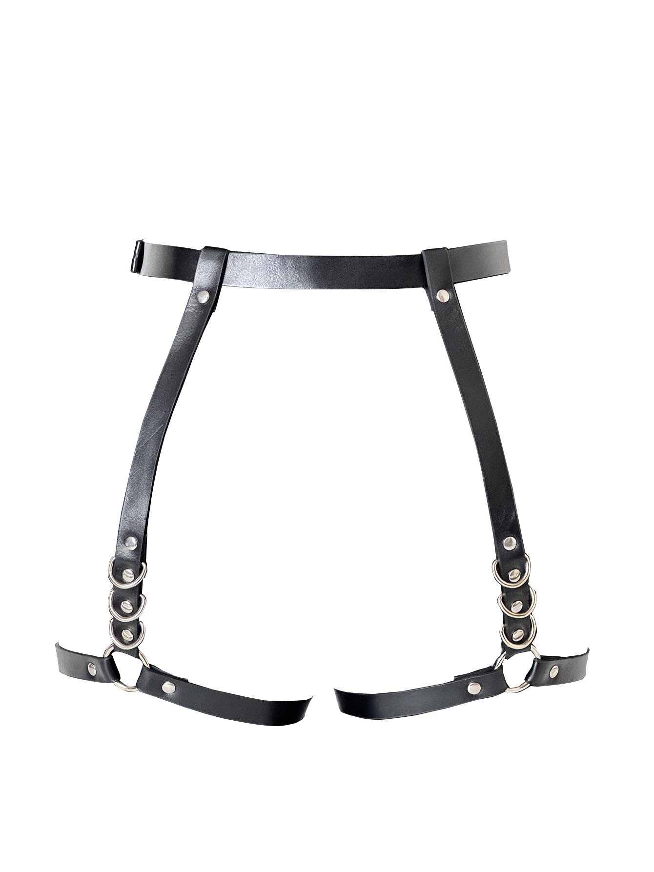 Ceinture de mode pour femmes, chaîne à pampilles, harnais en cuir punk, ceinture de taille, harnais de jambe, sangles de jambe, accessoires de vêtements gothiques