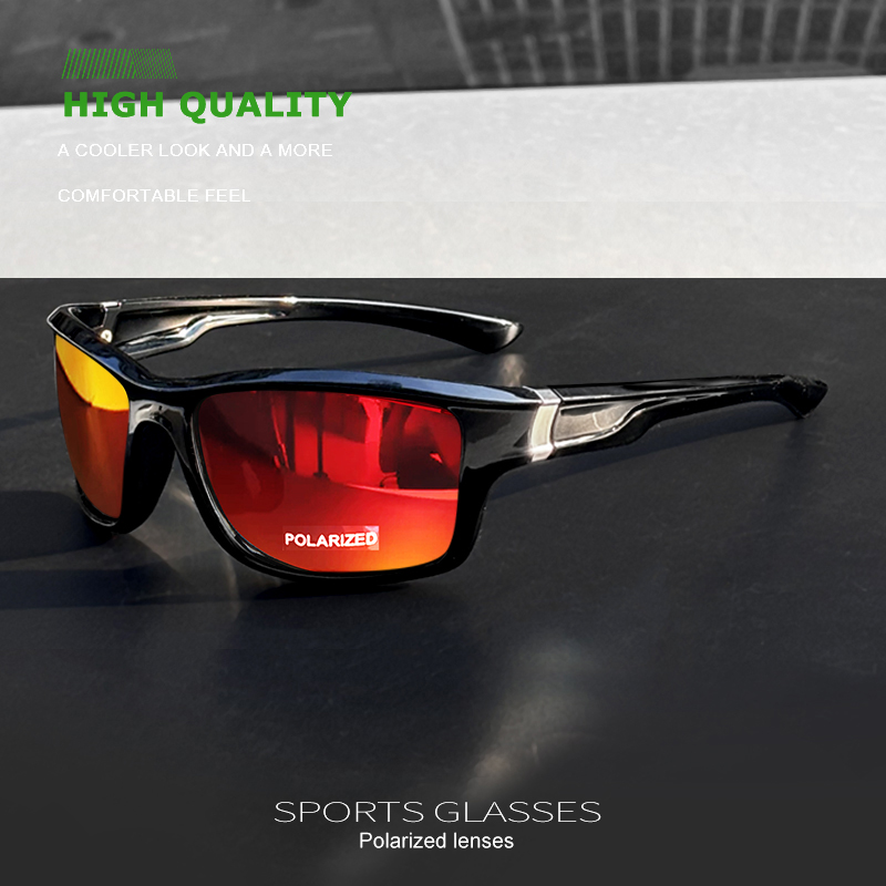 Lunettes de soleil de sport polarisées pour hommes – Lentille TAC durable avec options photochromiques et de couleurs pour la randonnée, la pêche, les voyages et l'usage quotidien