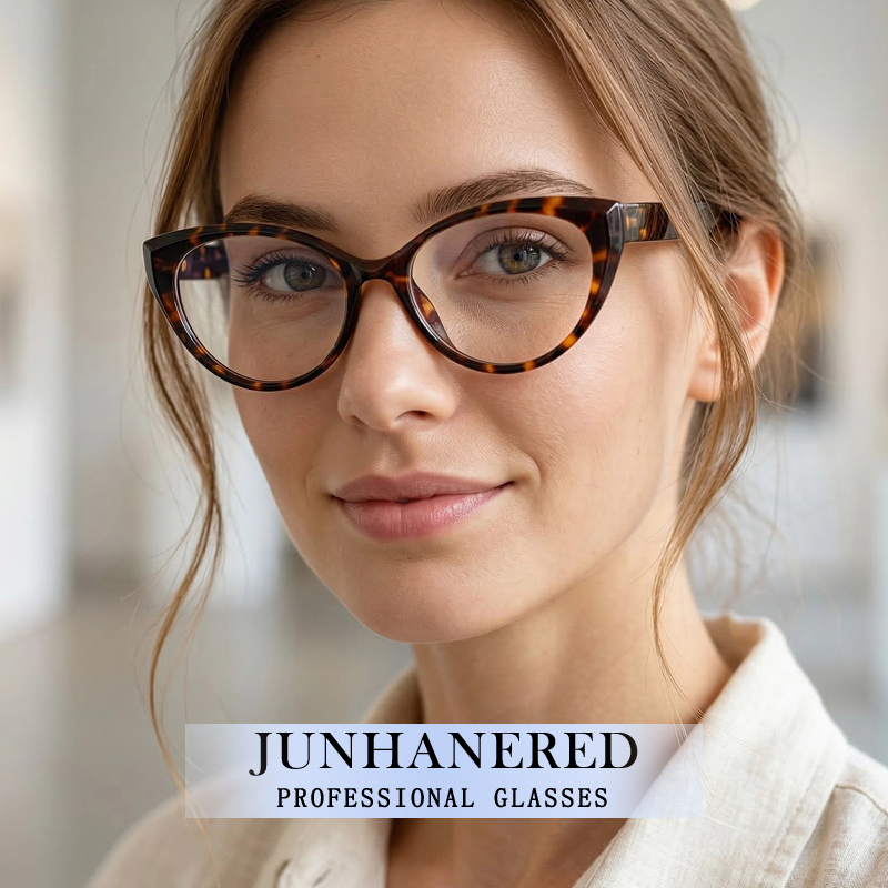 Lunettes de vue photochromiques anti-lumière bleue pour femmes, monture œil de chat, correction de la myopie, de l'astigmatisme et de l'hypermétropie
