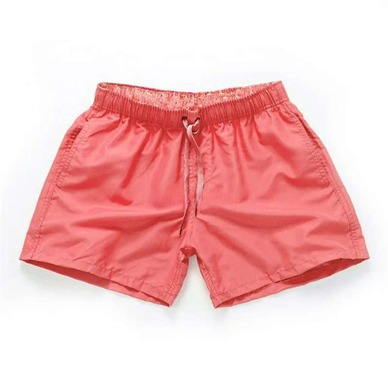 Short de bain décontracté pour homme à séchage rapide, avec cordon de serrage à la taille, idéal pour la plage, le surf, la course et le sport, avec poches latérales