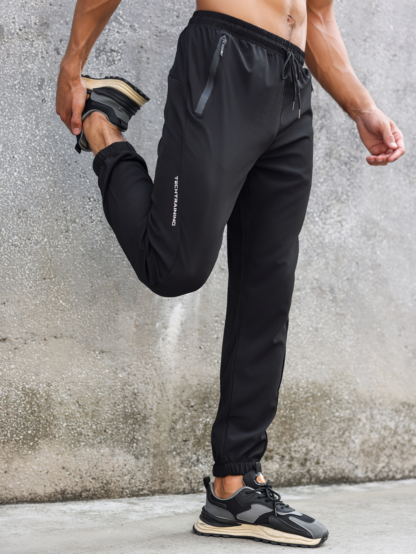 Pantalons de survêtement pour hommes, fins et légers, respirants, Fitness, cyclisme, plein air, natation, course à pied, séchage rapide, Cool, pantalons extensibles0318