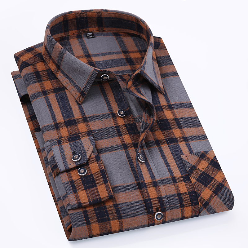 Chemises surdimensionnées en flanelle à carreaux pour hommes, manches longues, en coton, mode décontractée, douce, coupe Standard, 11XL, 10XL, 9XL