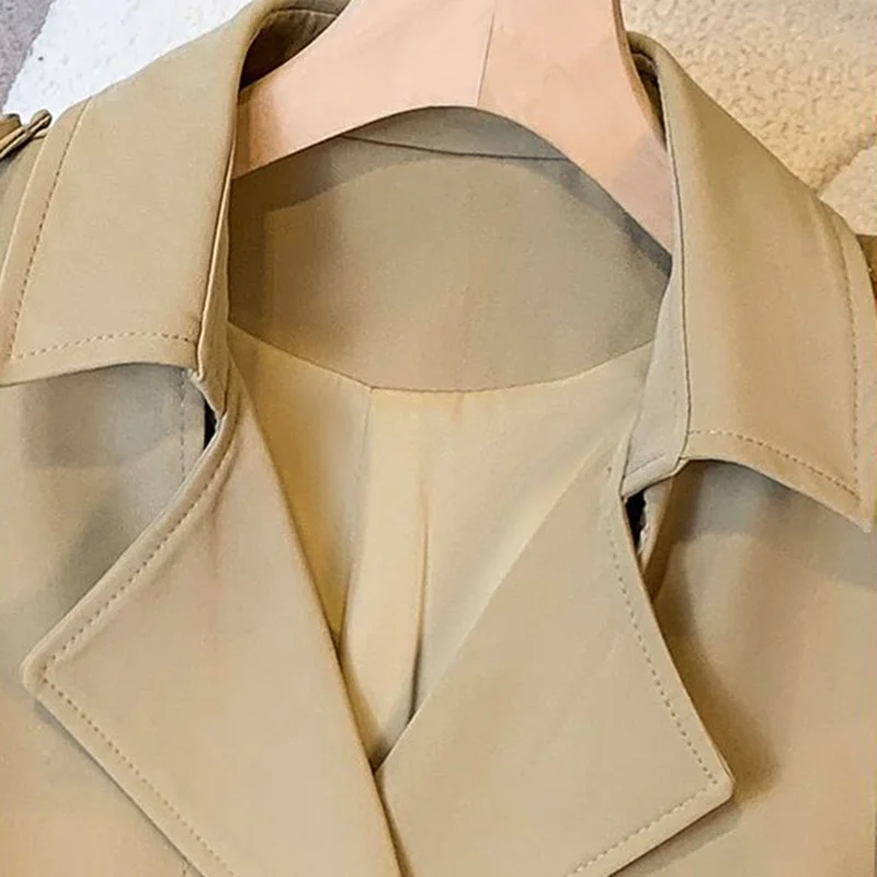 Nouvelle mode coupe-vent décontracté Version coréenne du Long coupe-vent haut dames manteaux et vestes femmes Trench Coat pour les femmes