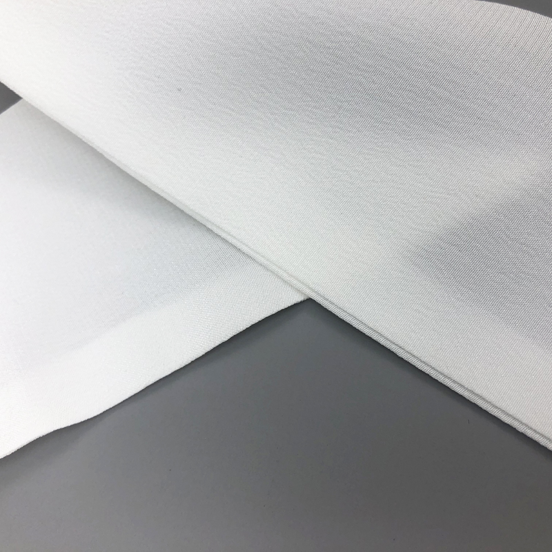 Écharpe en pansement de Chine à deux couches pour femme, ruban de sac mignon, blanc naturel, mode, haute qualité, 100%