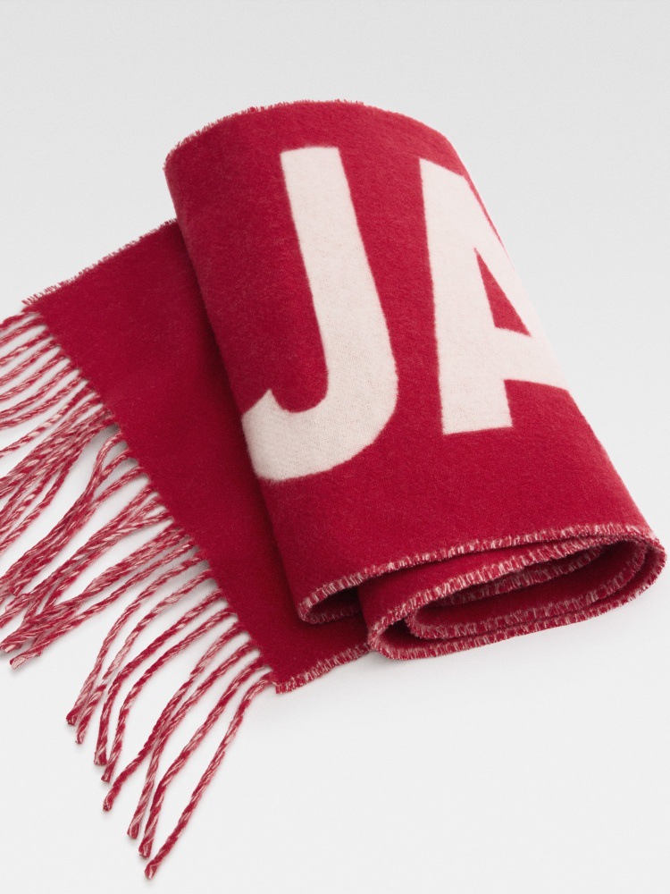 Écharpe 100% laine pour femmes et hommes, marque de luxe, hiver, épaisse et chaude, monogramme, haute qualité, châle en cachemire tendance pour femmes 2026