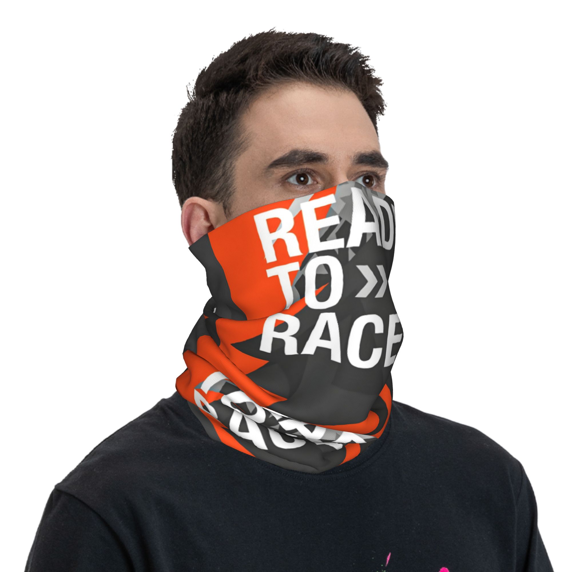 Guêtre de cou avec Logo personnalisé prêt à courir pour hommes et femmes, écharpe Bandana coupe-vent pour moto d'hiver, pour le cyclisme