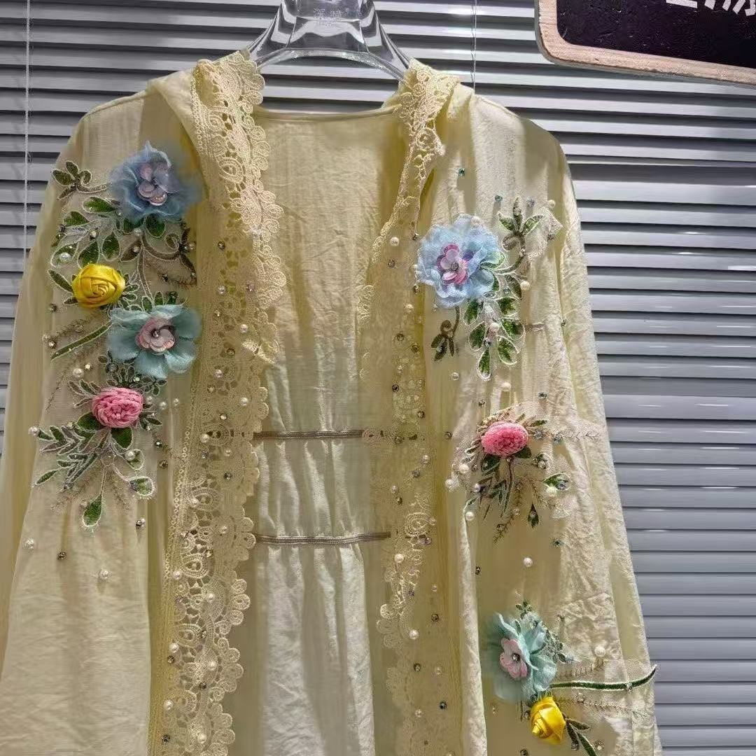 Style de luxe femmes à capuche printemps été lâche décontracté crème solaire chemises Blouses mince vêtements d'extérieur Cardigan hauts femme vêtements