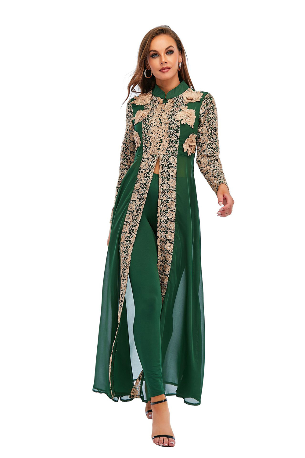 Abaya dubaï ensembles musulmans Robe caftan turc vêtements islamiques Abayas robes africaines pour femmes Robe Ensemble Femme Musulmane