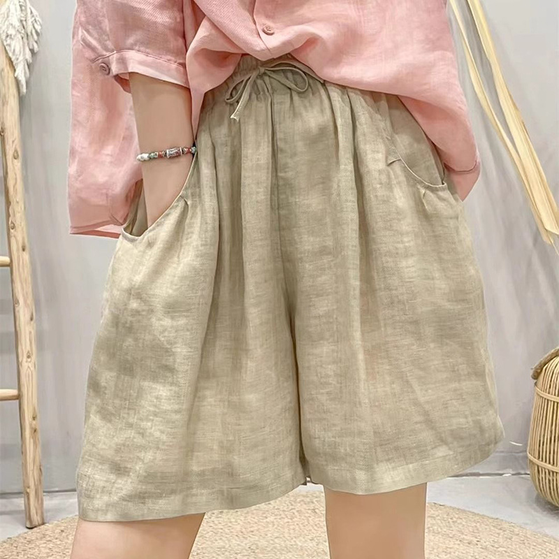 Vêtements pour femmes grandes tailles, coupe ample, couleur unie, vêtements pour femmes en coton et lin, confortables, mode pour femmes de bureau