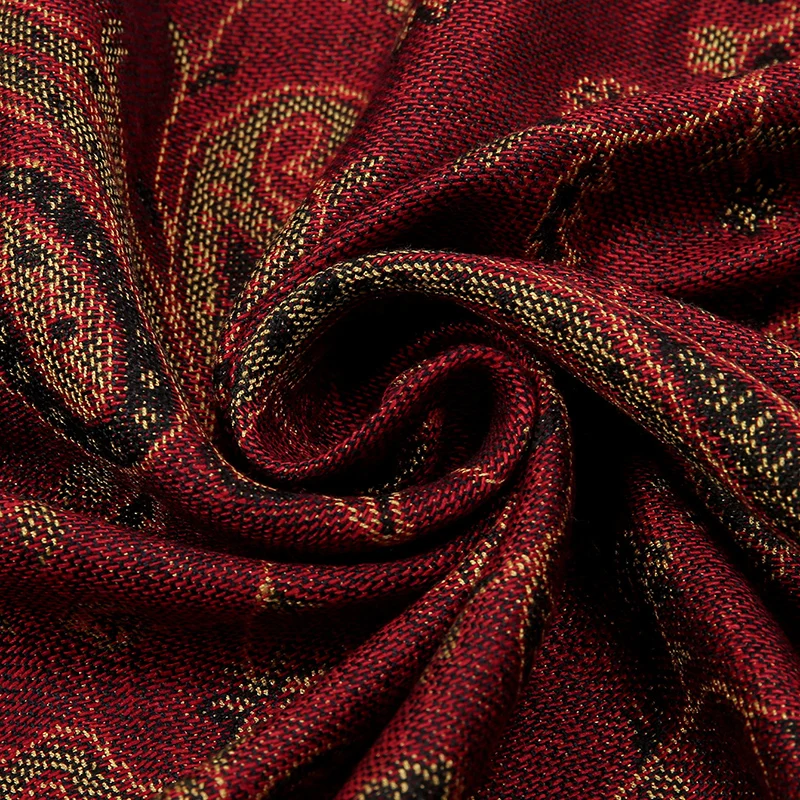 Écharpe en coton Paisley pour femme, écharpes imprimées Jacquard noix de cajou, couverture rétro à pampilles, châles vintage, enveloppes de protection solaire, vente en gros