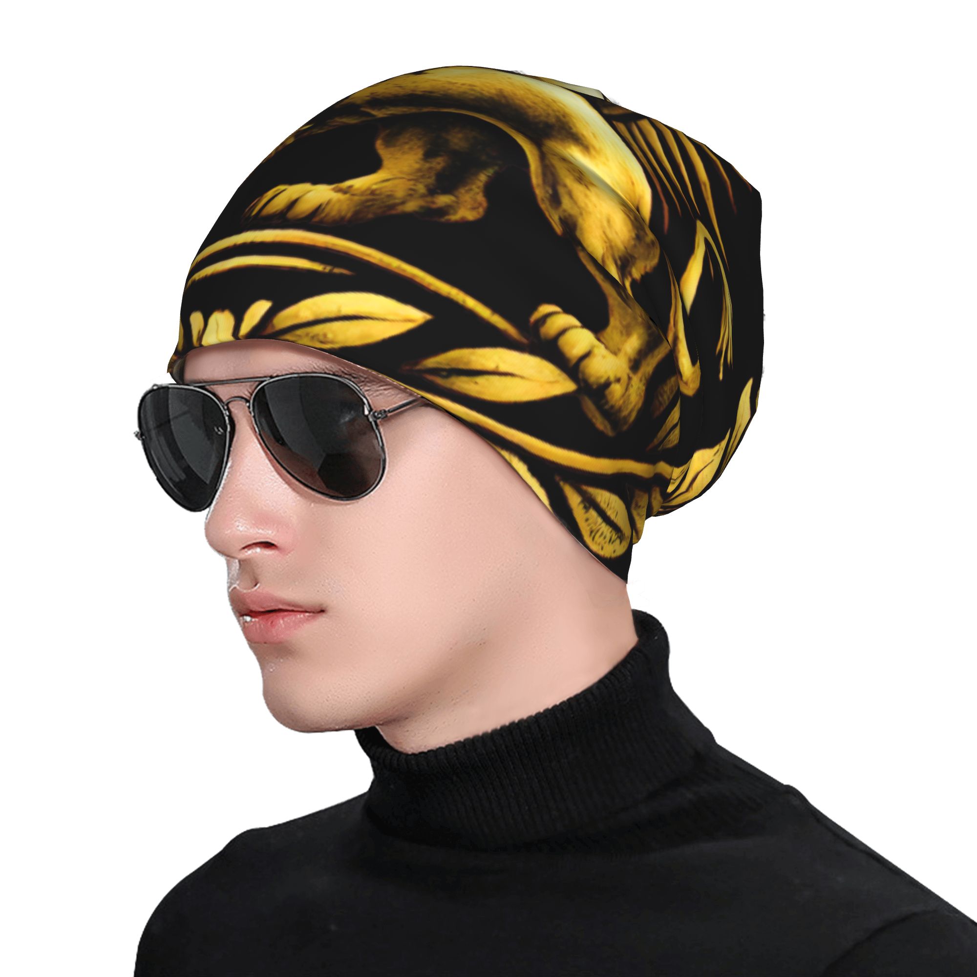 MIGA Make Iran Great Again – Bonnet unisexe Lion et Soleil Persans, Chapeau d'automne chaud double usage pour homme et femme, idéal pour l'extérieur