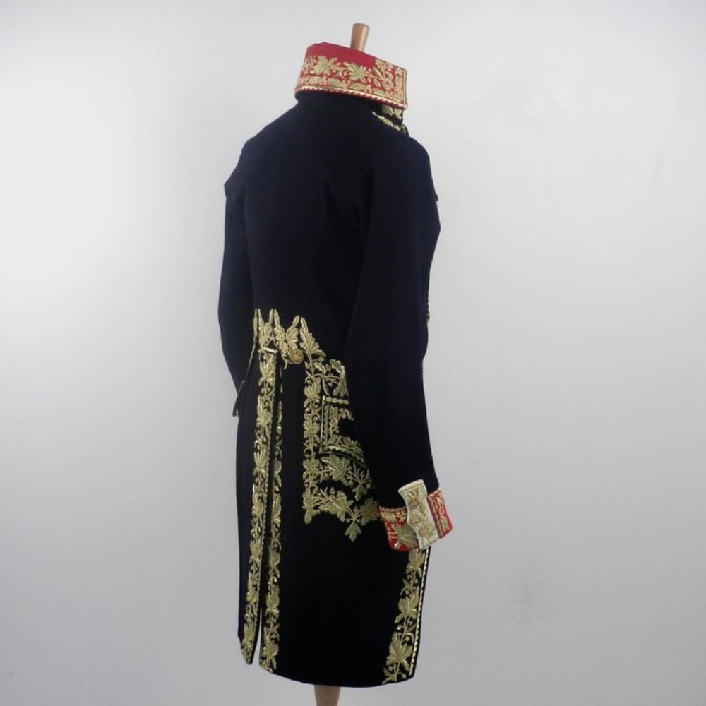 Veste militaire britannique pour hommes, manteau d'officier de la garde royale du 18ème siècle, soldat, smoking, régence historique, aristocrate, Hussar, défilé