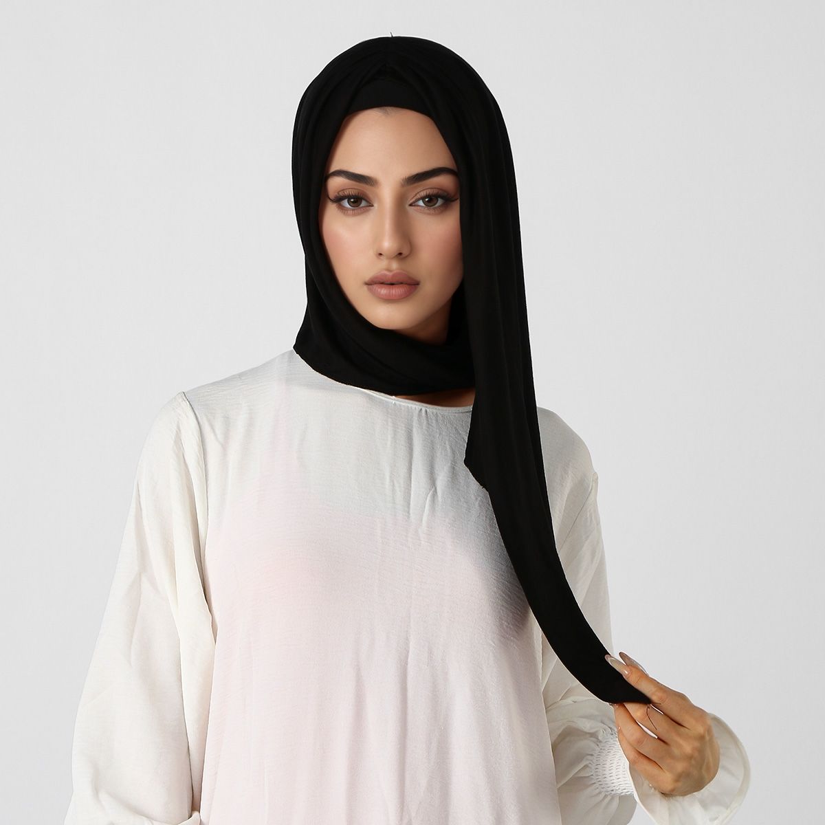 Foulard Hijab Triangulaire en Coton, Rayonne et Modal pour Femme, Voile Musulman en Jersey, Châle, Bandeau Ramadan, Turban Doux, Eid