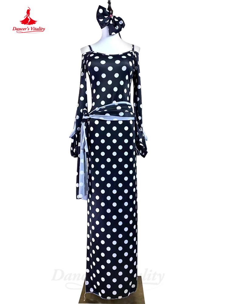 Costume professionnel de danse du ventre, Robe personnalisée pour femmes et enfants, vêtements Shaabi Baladi, manches longues, Robe Saidi pour filles